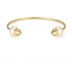 Stella & Dot pearl spike cuff bracelet